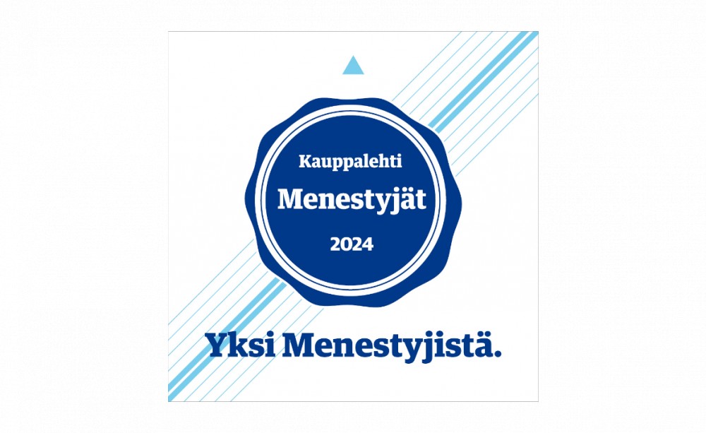 Furuno Finland Oy:lle Menestyjät 2024 -sertifikaatti 